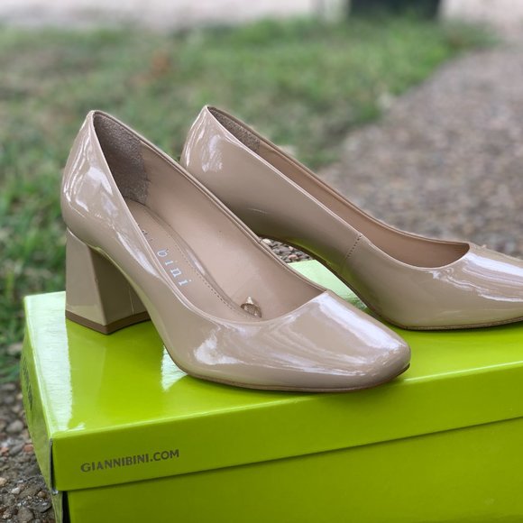 LIKE NEW!!! WORN ONCE! Gianni Bini Women's Block Heel Shoes - Picture 3 of 3